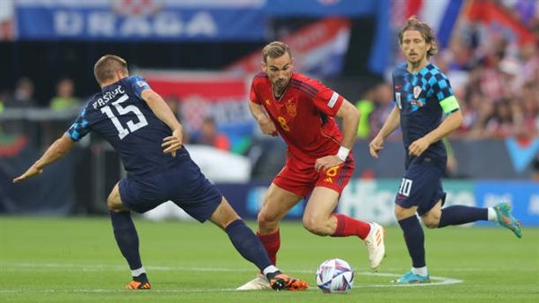 التعادل السلبي يحسم الشوط الأول من مباراة كرواتيا وإسبانيا في نهائي دوري الأمم الأوروبية
